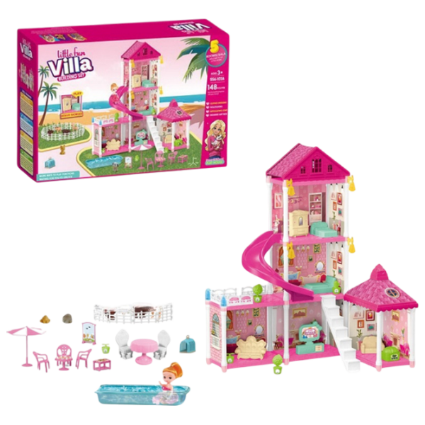 Căsuță pentru păpuși Essa Toys Little Villa căsuță 556-103A 3+ photo 1