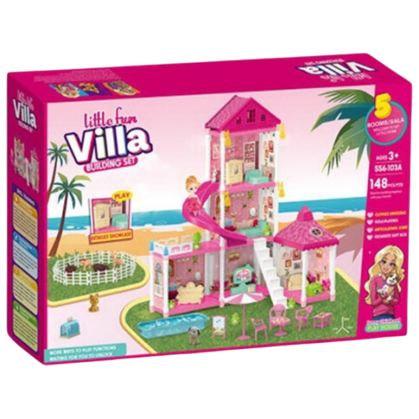 Căsuță pentru păpuși Essa Toys Little Villa căsuță 556-103A 3+ photo 3