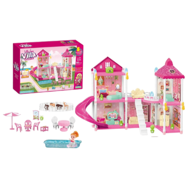 Căsuță pentru păpuși Essa Toys Little Villa căsuță 556-103 3+ photo 1
