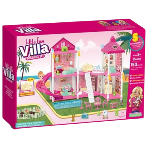 Căsuță pentru păpuși Essa Toys Little Villa căsuță 556-103 3+ photo 4