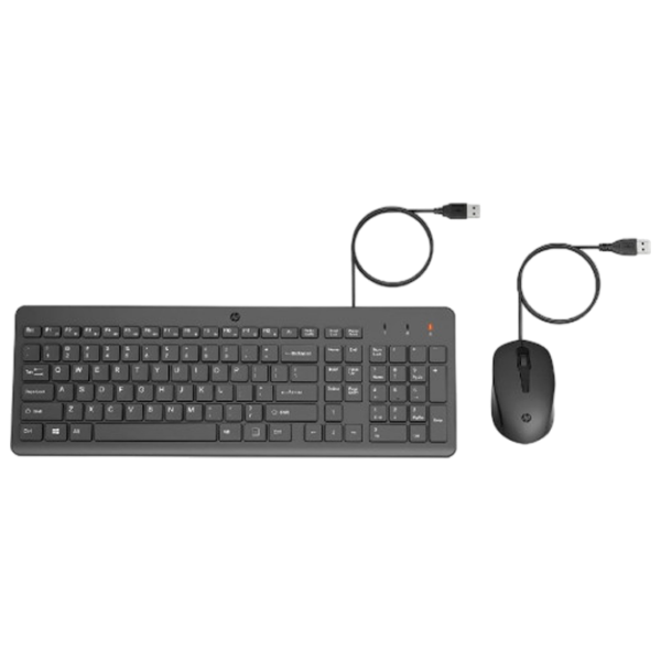 Клавиатура и Мышь HP 150 Kit Черный Для дома и офиса, Проводная photo 1
