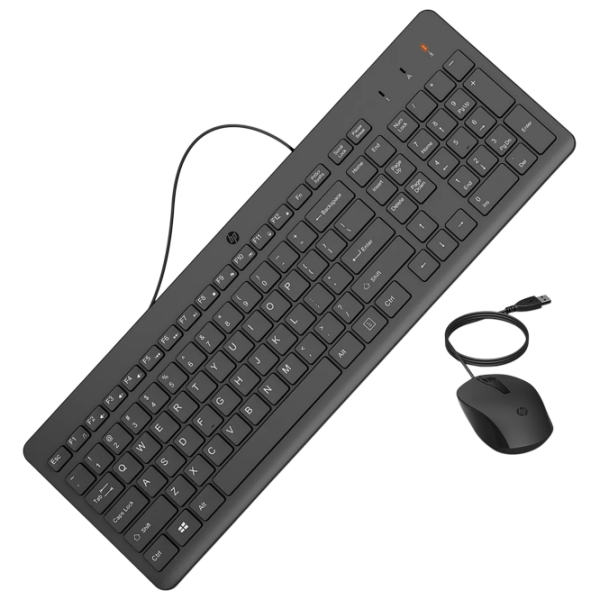 Клавиатура и Мышь HP 150 Kit Черный Для дома и офиса, Проводная photo 3