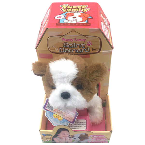 Jucărie moale Essa Toys Puppy Family L0554 Brown 3+