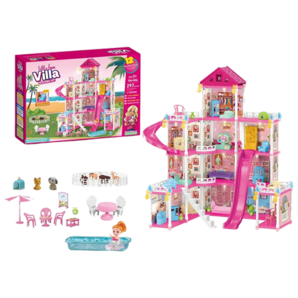 Căsuță pentru păpuși Essa Toys Little Villa căsuță 556-105A 3+ photo 1