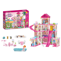 Căsuță pentru păpuși Essa Toys Little Villa căsuță 556-105A 3+