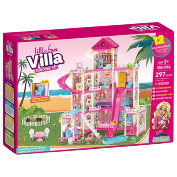 Căsuță pentru păpuși Essa Toys Little Villa căsuță 556-105A 3+ photo 3