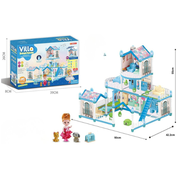 Căsuță pentru păpuși Essa Toys Dream Villa căsuță 556-79A 3+ photo 4