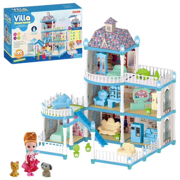 Căsuță pentru păpuși Essa Toys Dream Villa căsuță 556-79 3+ photo 1