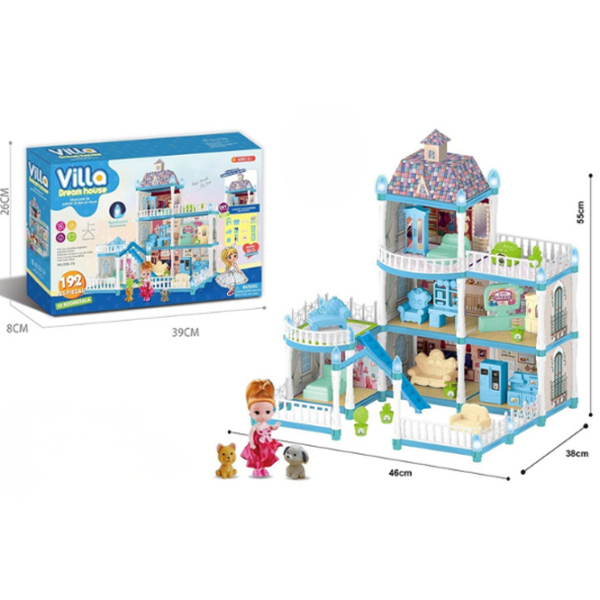 Căsuță pentru păpuși Essa Toys Dream Villa căsuță 556-79 3+ photo 4
