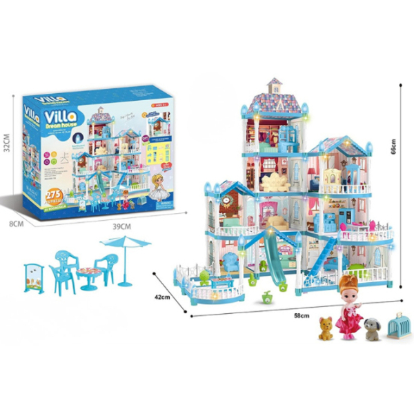 Căsuță pentru păpuși Essa Toys Dream Villa căsuță 556-78 3+ photo 4