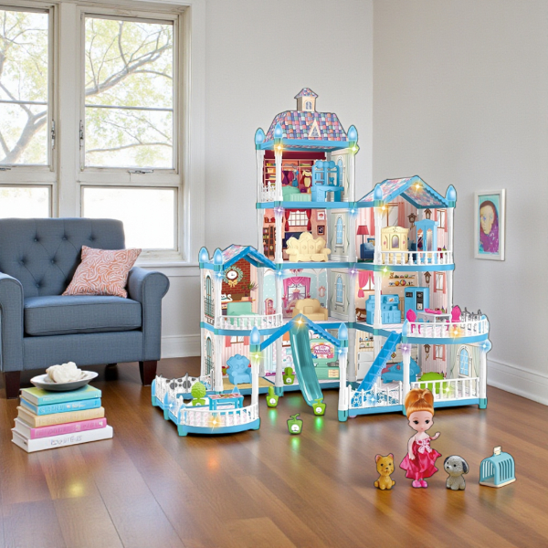 Căsuță pentru păpuși Essa Toys Dream Villa căsuță 556-78 3+ photo 5