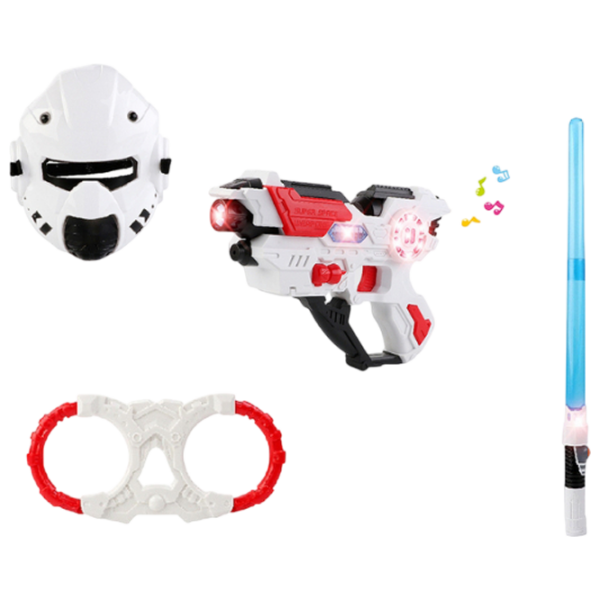 Бластер Essa Toys Space Guardian Set 842-3 Белый Лазер, , 3+ photo 2