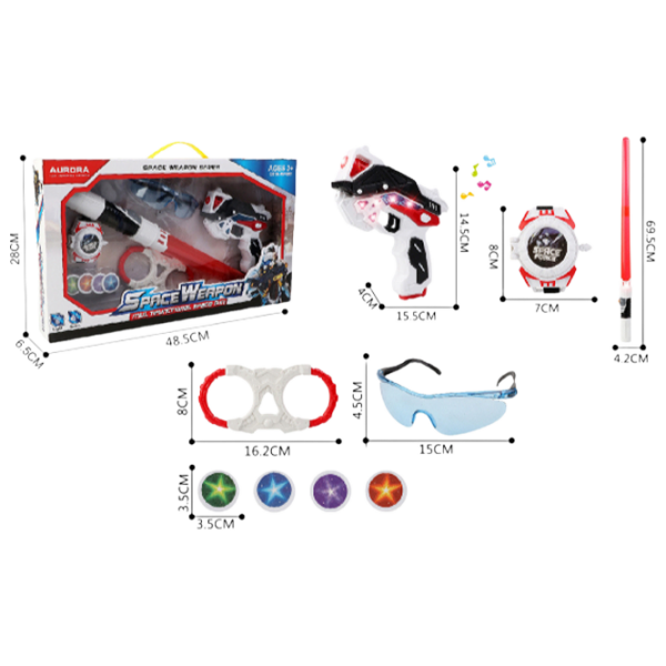 Бластер Essa Toys Space Guardian Set 842-4 Белый Электрический, , 6+ photo 3