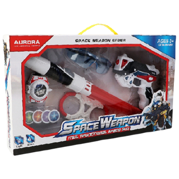 Бластер Essa Toys Space Guardian Set 842-4 Белый Электрический, , 6+ photo 4