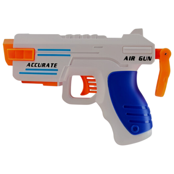 Игрушечный пистолет Essa Toys Air Target Shooter 8819Y Белый патронный, пуля, 5+ photo 2