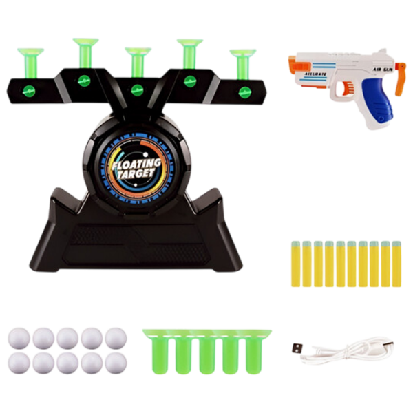 Игрушечный пистолет Essa Toys Air Target Shooter 8819Y Белый патронный, пуля, 5+ photo 3