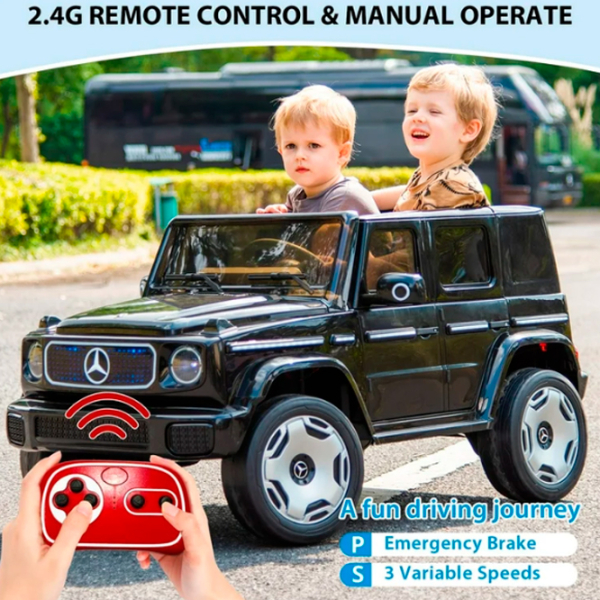 Электромобиль Mercedes-Benz EQG Kids car 8010318-2Rblack Черный 3+ | 30 кг | 5 км/ч photo 3