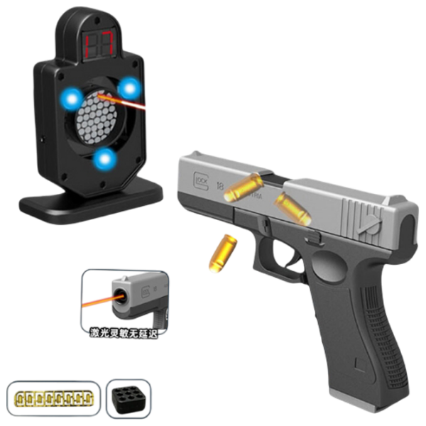 Игрушечный пистолет Essa Toys Glock D11 Серый патронный, пуля, 6+ photo 1