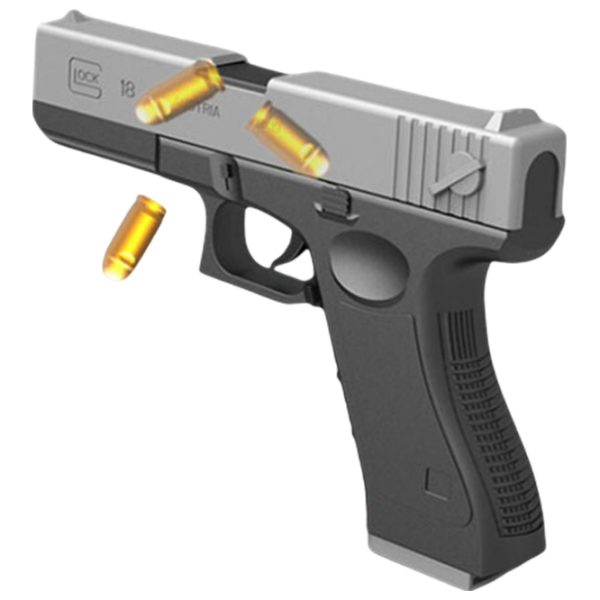 Игрушечный пистолет Essa Toys Glock D11 Серый патронный, пуля, 6+ photo 2