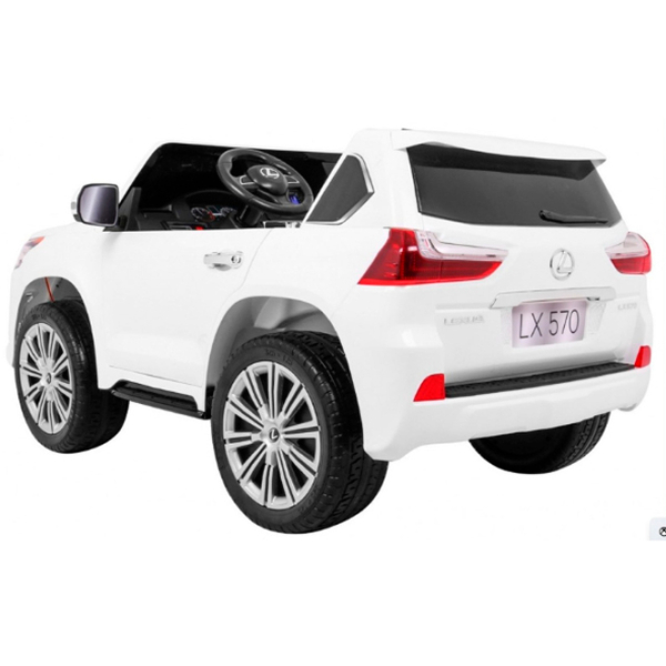 Mașină electrică Lexus EQG Kids car 8130025-2Rwhite White 3+ | 30 kg | 5 km/h photo 6