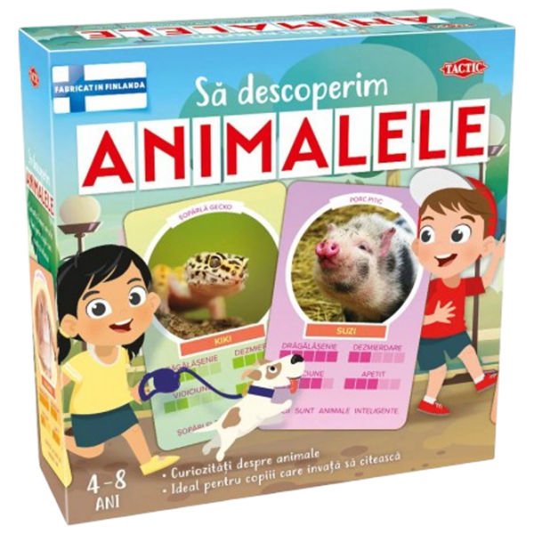 Joc educativ Tactic Let's Learn to Read - Animals Dezvoltare, 5+