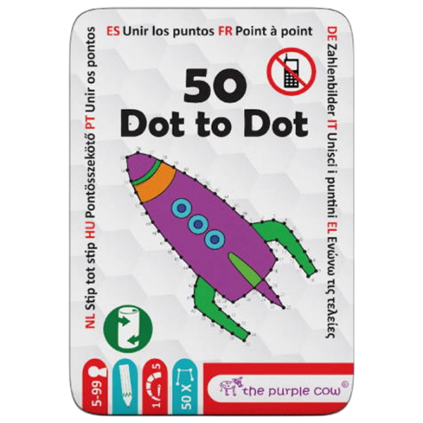 Развивающий набор Purple Cow Fifty - Dot to Dot Развитие, 3+ photo 1