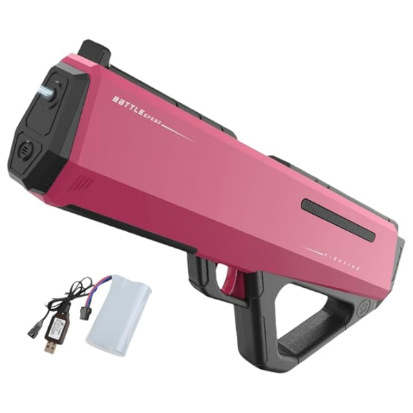 Водяной пистолет Water Gun Б-3 2742225 Розовый водяной, Вода, 14+ photo 3