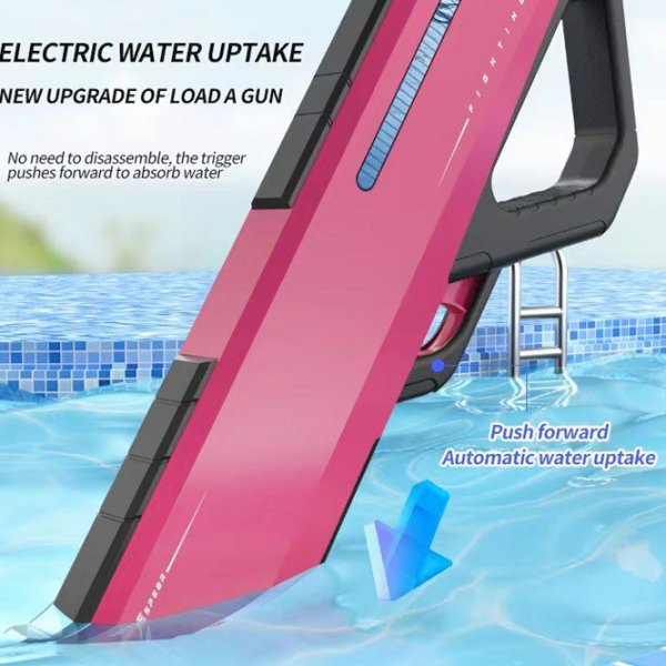 Водяной пистолет Water Gun Б-3 2742225 Розовый водяной, Вода, 14+ photo 4