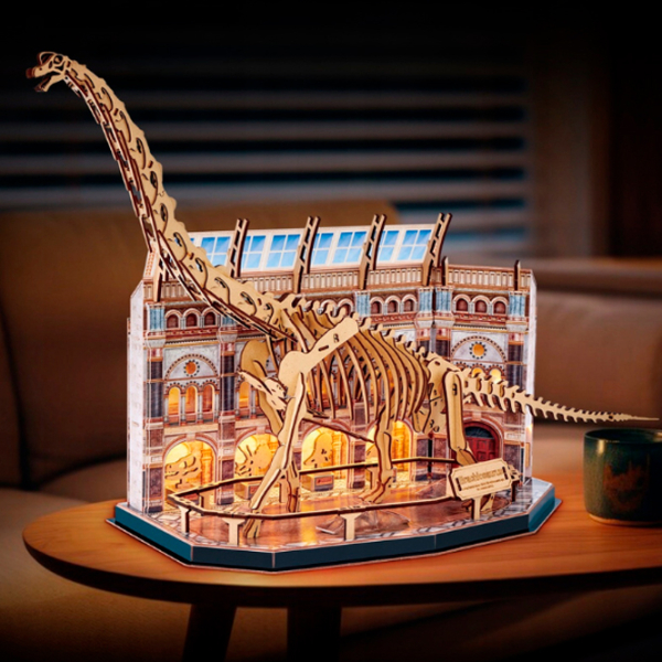 Puzzle 3D CubicFun Brachiosaurus (L544h) Numărul de piese: 216, Vârsta recomandată: 6+ photo 4