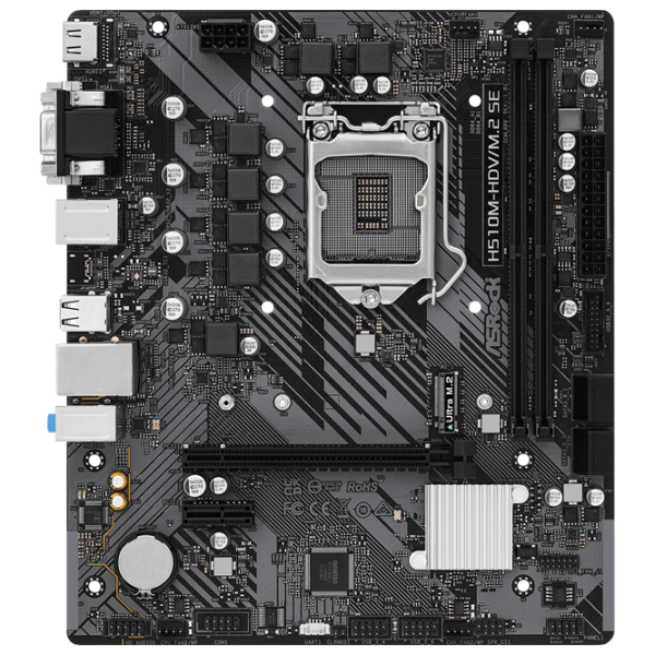 Материнская плата ASRock H510M-HDV/M.2 SE mATX  photo 1