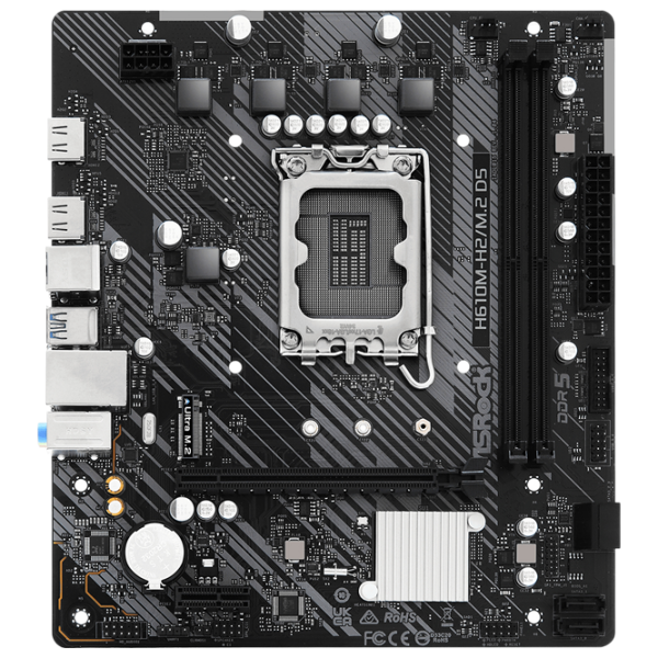Материнская плата ASRock H610M-H2/M.2 D5 mATX  photo 1