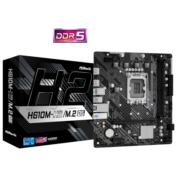 Материнская плата ASRock H610M-H2/M.2 D5 mATX  photo 2