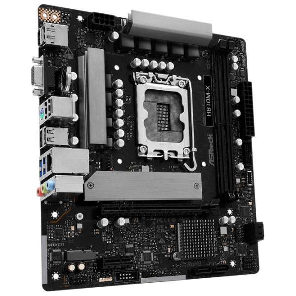 Материнская плата ASRock H810M-X mATX  photo 3