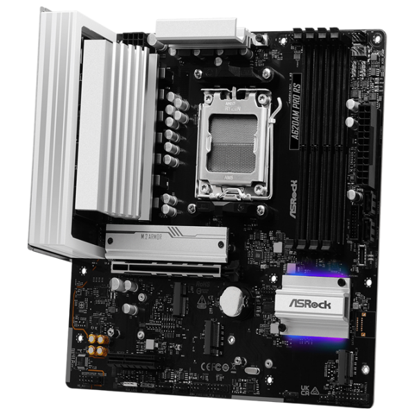 Материнская плата ASRock A620AM PRO RS mATX  photo 2