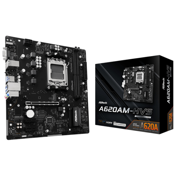 Материнская плата ASRock A620AM-HVS mATX  photo 2