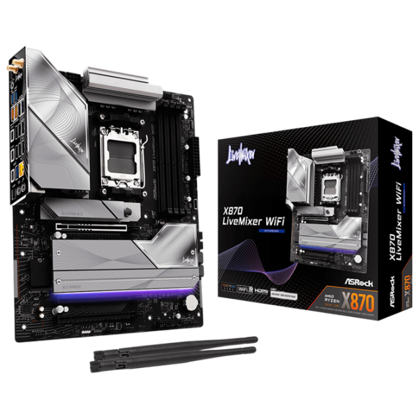Материнская плата ASRock X870 LiveMixer WiFi ATX  photo 5