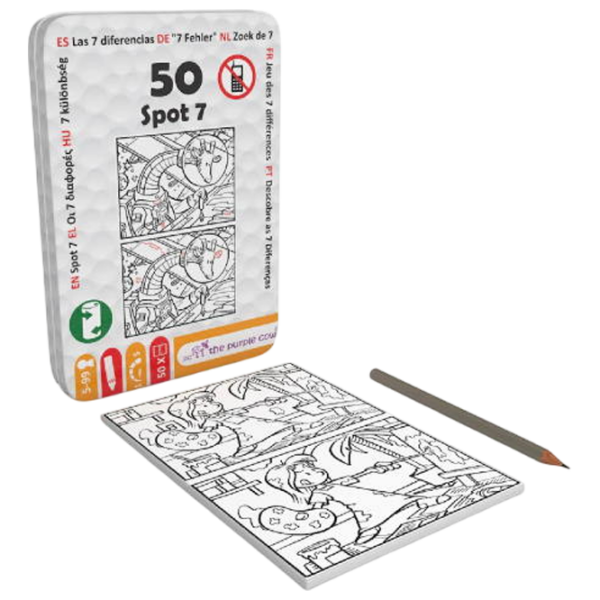 Настольная игра Purple Cow Fifty - Spot 7 Игральные карты, 4+ photo 2