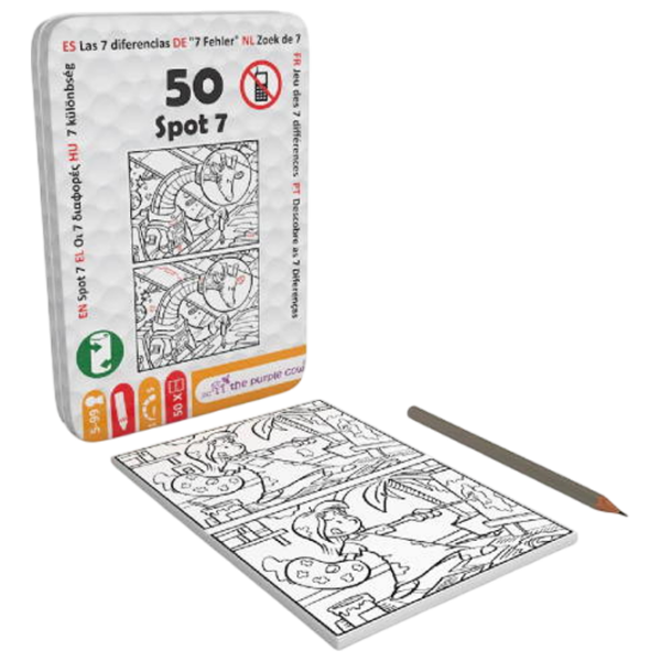 Настольная игра Purple Cow Fifty - Spot 7 Игральные карты, 4+ photo 2