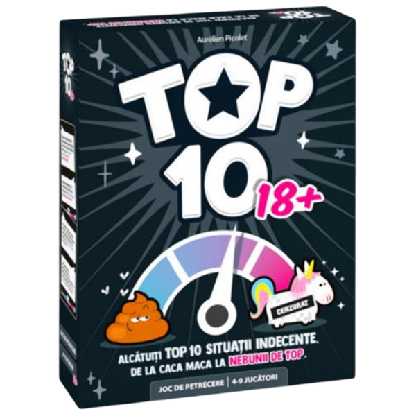 Joc de masă Cocktail Games Top Ten 18+ Pentru petreceri, 18+