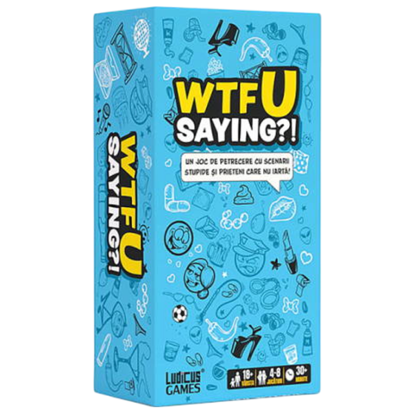Joc de masă Ludicus Games WTFU Saying?! Pentru petreceri, 18+