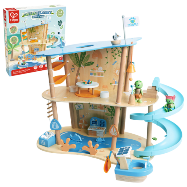 Set jucării Hape Saving the Ocean E3419 Blue 3+