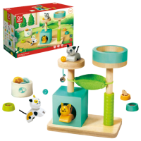 Set figurine Hape Cat paradise 3+ / Green