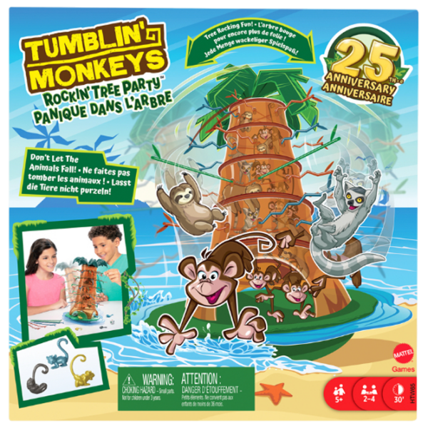 Настольная игра Mattel Tumblin Monkeys Для вечеринок, 5+