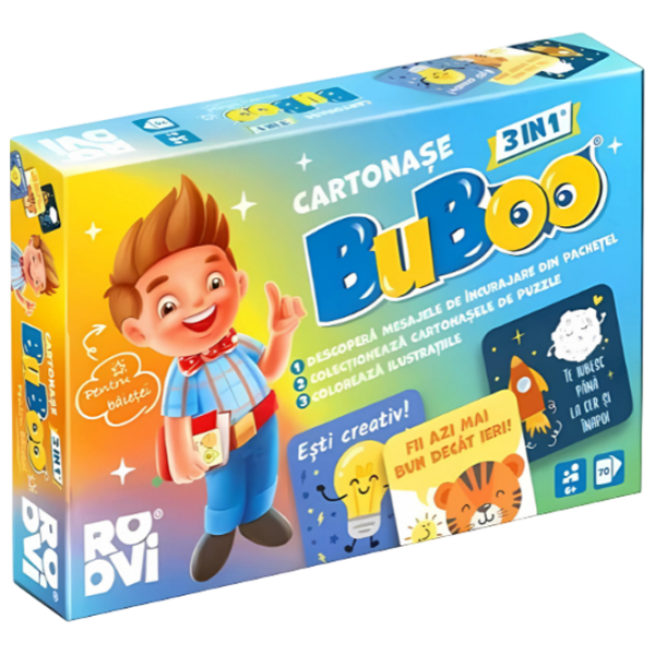 Развивающий набор Roovi Buboo 3-in-1 cards Развитие, 6+ photo 1