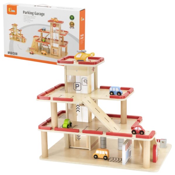 Интерактивная игрушка PolarB Parking Garage 44763 Wood 1+ photo 1