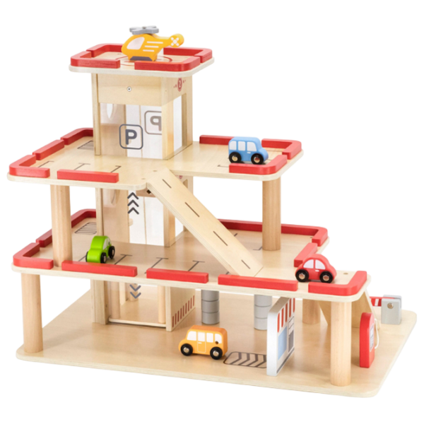 Интерактивная игрушка PolarB Parking Garage 44763 Wood 1+ photo 2