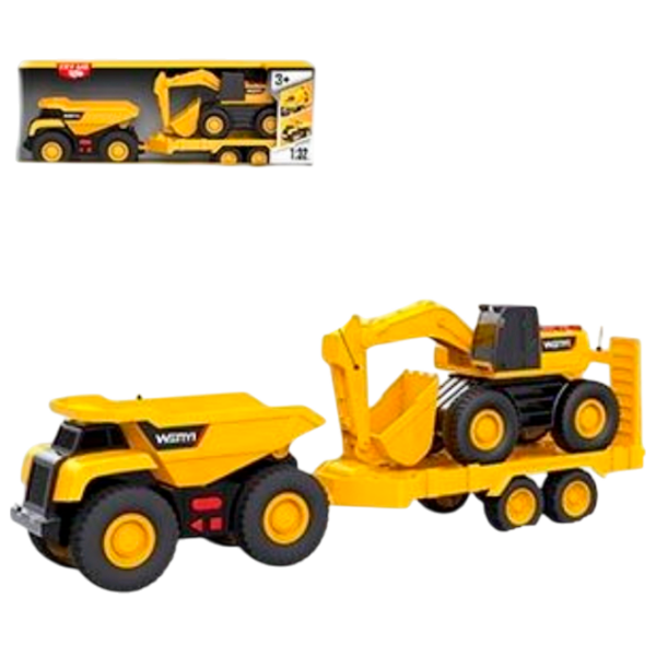 Set de mașini Wenyi Basculantă WY1106A-3
Black
Yellow