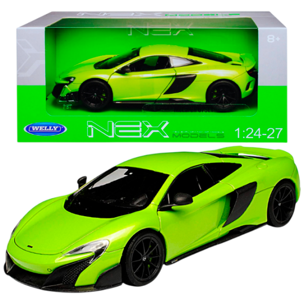 Mașină Welly MCLAREN 675LT COUPE 24088
Black
Green