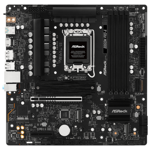 Материнская плата ASRock B860M PRO-A mATX  photo 1