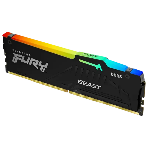 Memorie RAM 64 GB Kingston FURY Beast RGB KF560C30BBEAK2-64 DIMM, DDR5, 6000 MHz photo 5